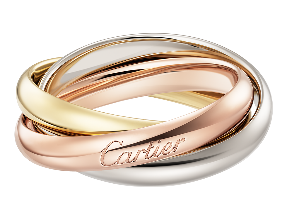 Cartier Trinity ring, classic ceramic (B4095600, B4052700) | Trinity ring,  Ceramics, Cartier